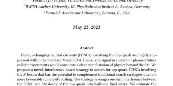 Leveraging on-shell interference to search for FCNCs of the top quark and the Z boson