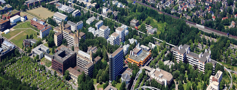 Aerial view of the North Campus