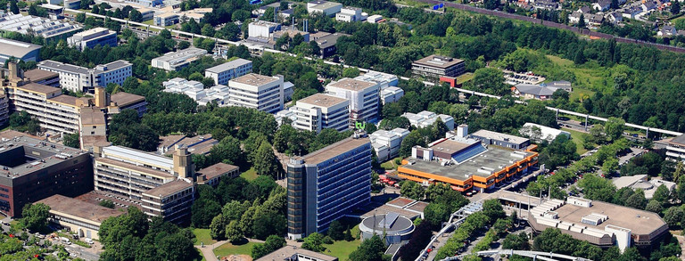 Luftaufnahme vom Campus der TU Dortmund